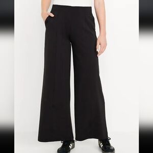 Old Navy High Waisted PowerSoft Trouser Pants With Pockets NWT Large Tall